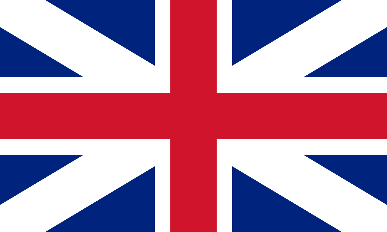 English Flag For Language Selection